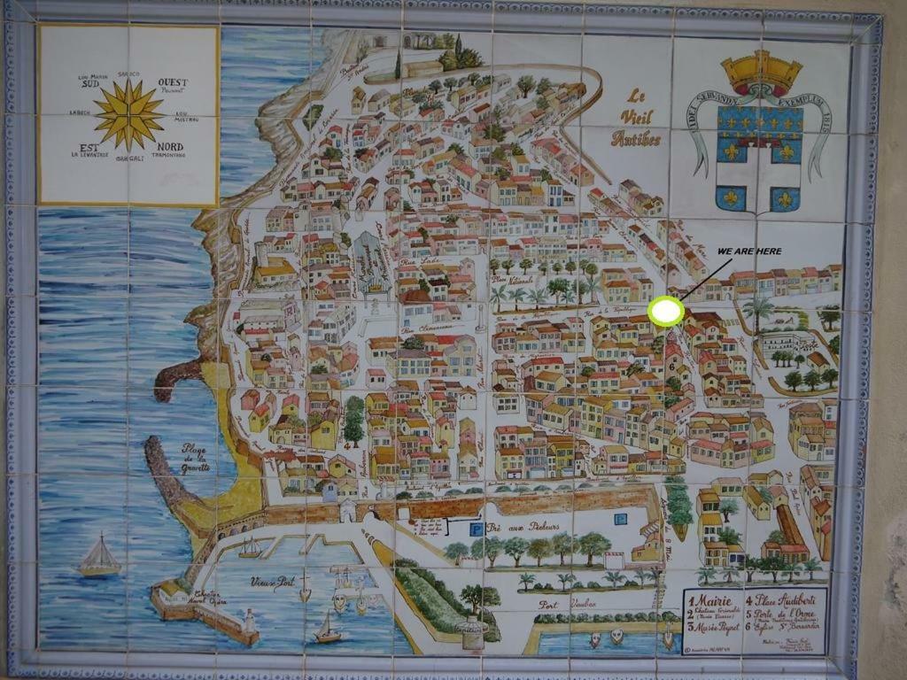 Vieille Ville 1 - Luca'S Apartment, 1 Bedroom, Max 2 Adults And 2 Kids 昂蒂布 外观 照片